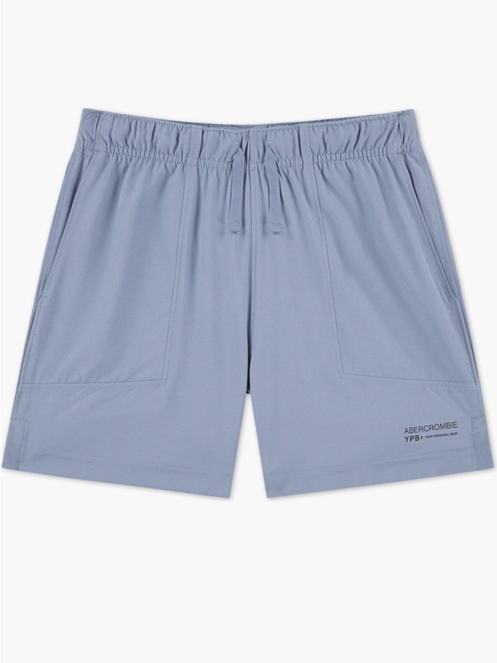 Abercrombie Kids Motiontek Infinity blue lightweight shorts, 11-12
